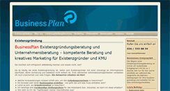 Desktop Screenshot of businessplan-existenzgruendungsberatung.de
