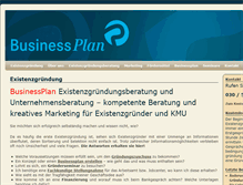 Tablet Screenshot of businessplan-existenzgruendungsberatung.de